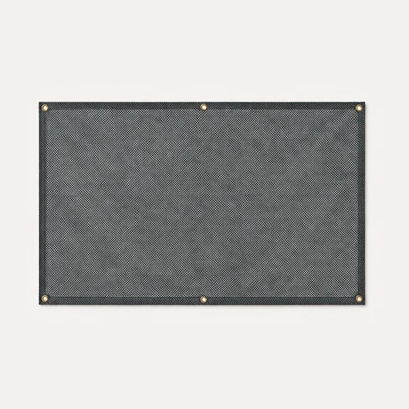 Rico & Stitch 8oz Mesh Banner, shown blank before decoration