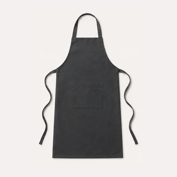 Q-Tees Butcher Apron, shown blank before decoration